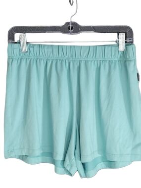 Eddie Bauer Sleep Shorts Women’s Medium Teal Lounge Pajama Elastic Waist Stretch